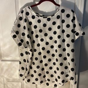 Polka dot blouse